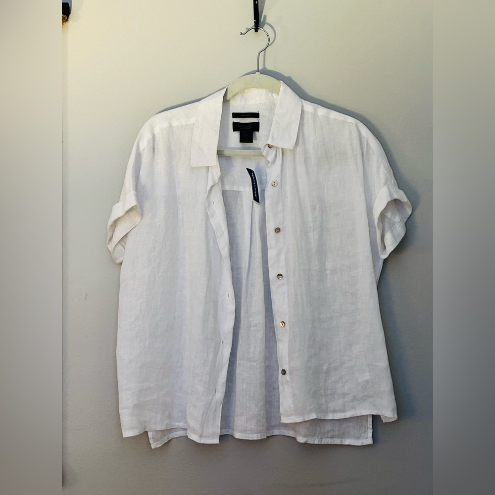 Rachel Rachel Roy 100% Linen Blouse Medium